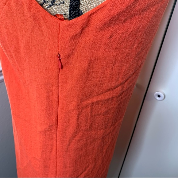 Chattawak Key Hole Linen Style Midi Dress - Picture 6 of 15